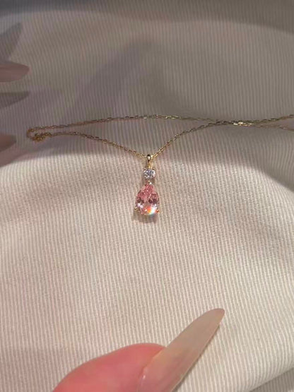 Pink Diamond Necklace