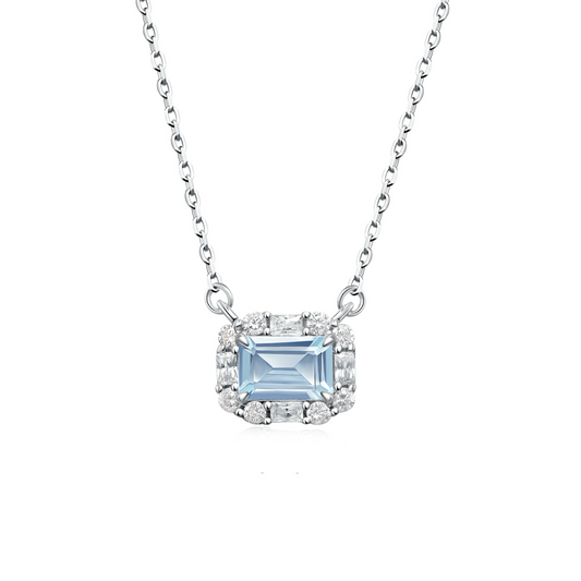 Natural Aquamarine Elsa Necklace