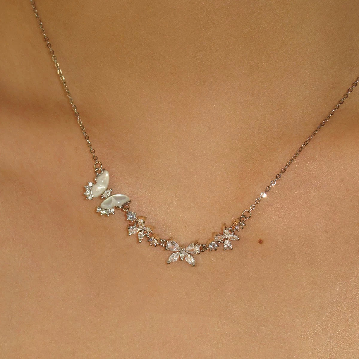 Butterfly necklace Y