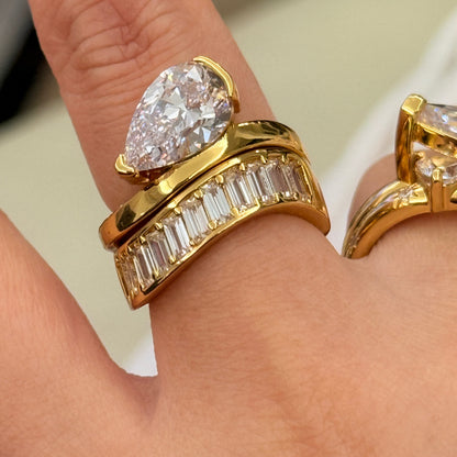 Oval Love Stackingring