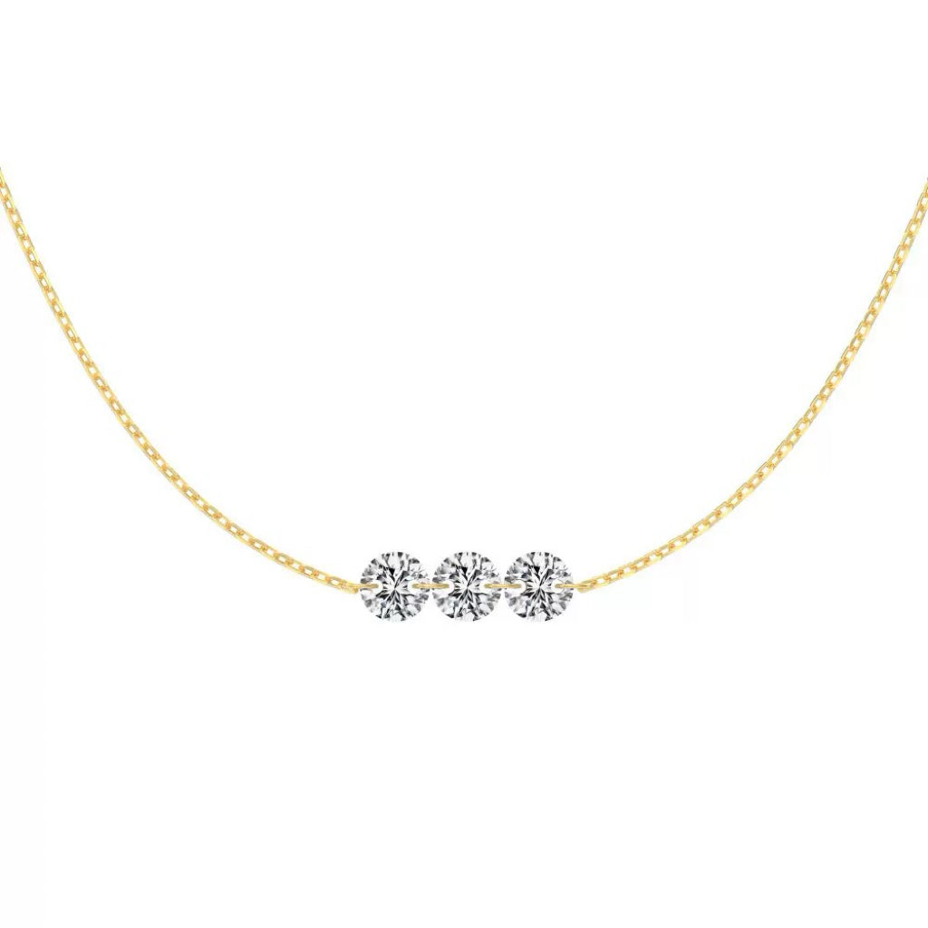 Round Diamond Necklace