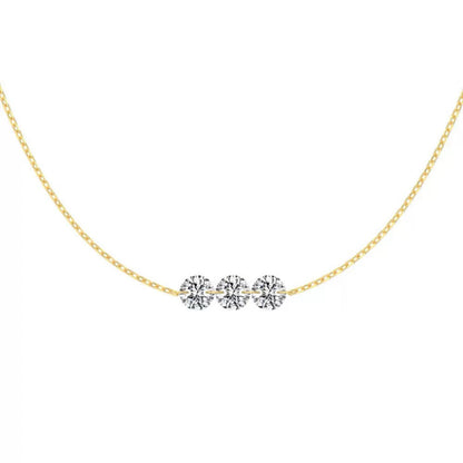 Round Diamond Necklace
