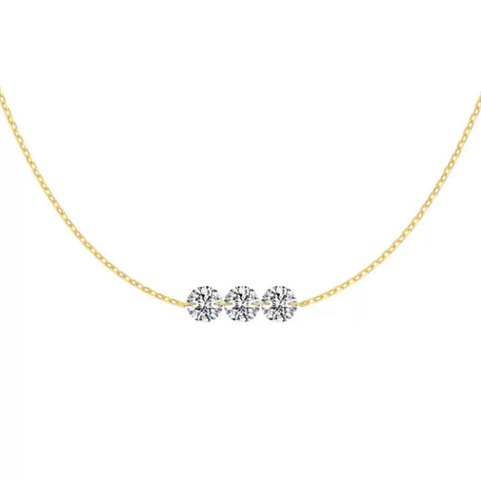 Round Diamond Necklace