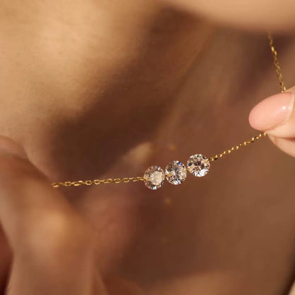 Round Diamond Necklace