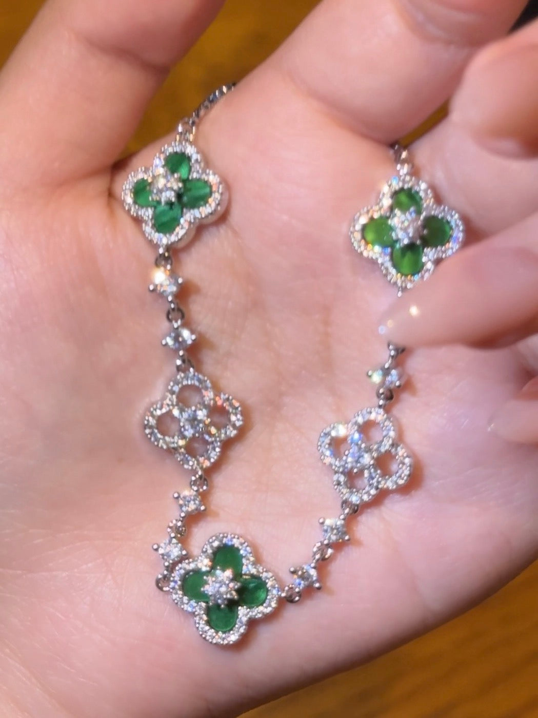 Green Cleef Bracelet