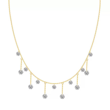 Princess Diamond Necklace