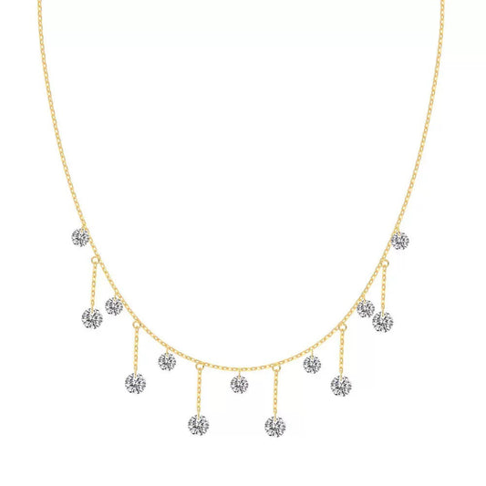 Princess Diamond Necklace