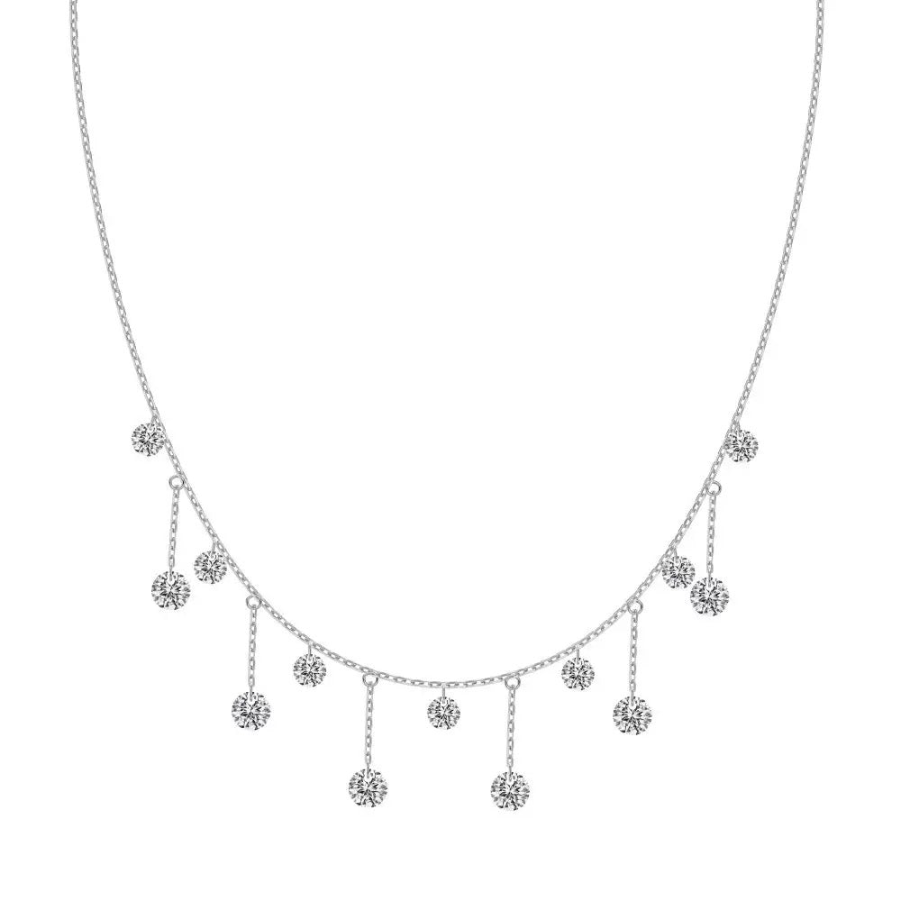 Princess Diamond Necklace