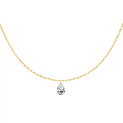 Oval Diamond Necklace