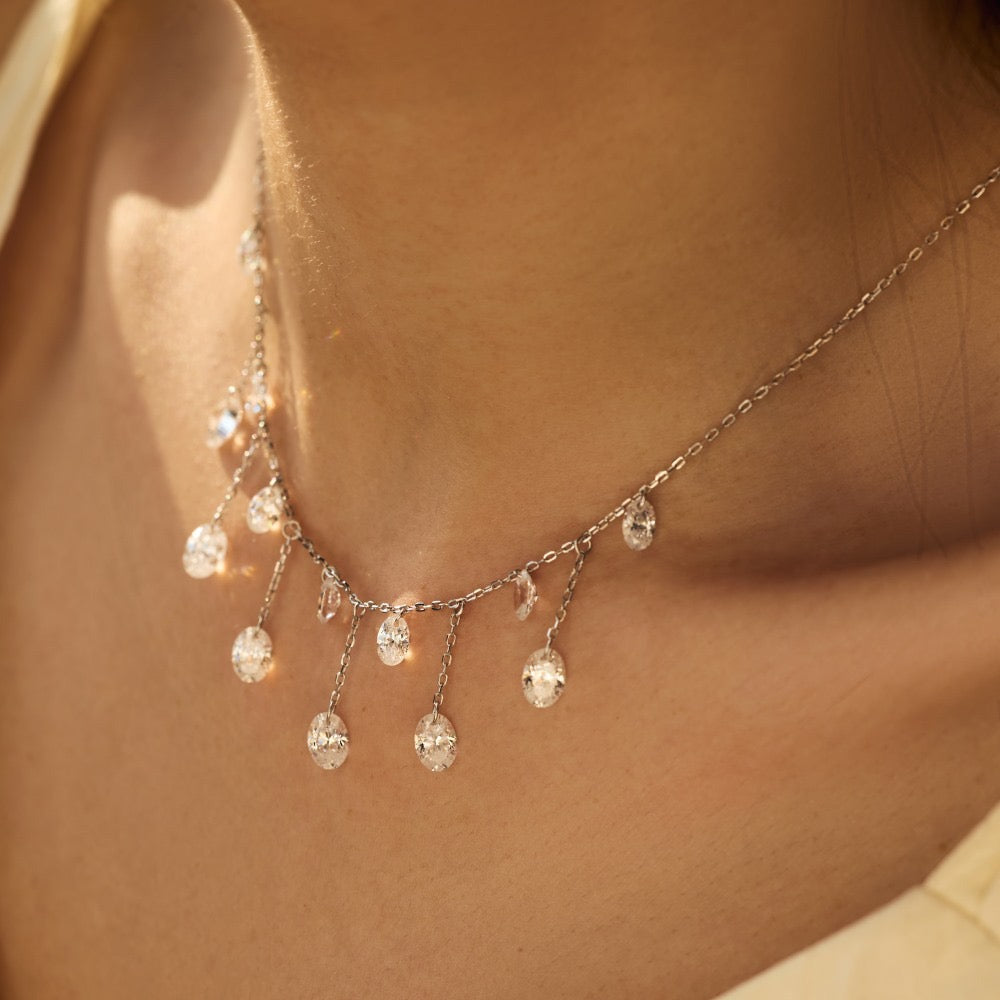 Princess Diamond Necklace