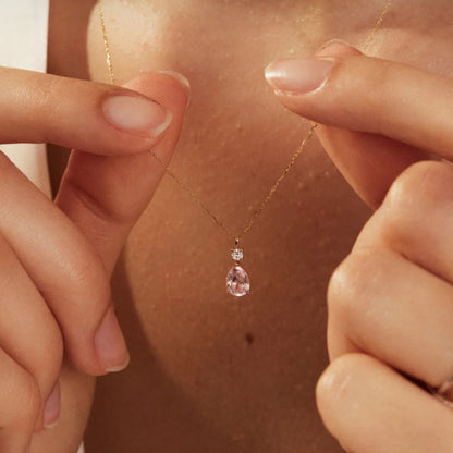Pink Diamond Necklace
