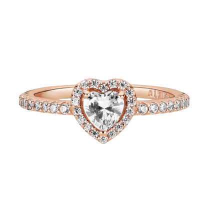 Sparkling Heart Ring