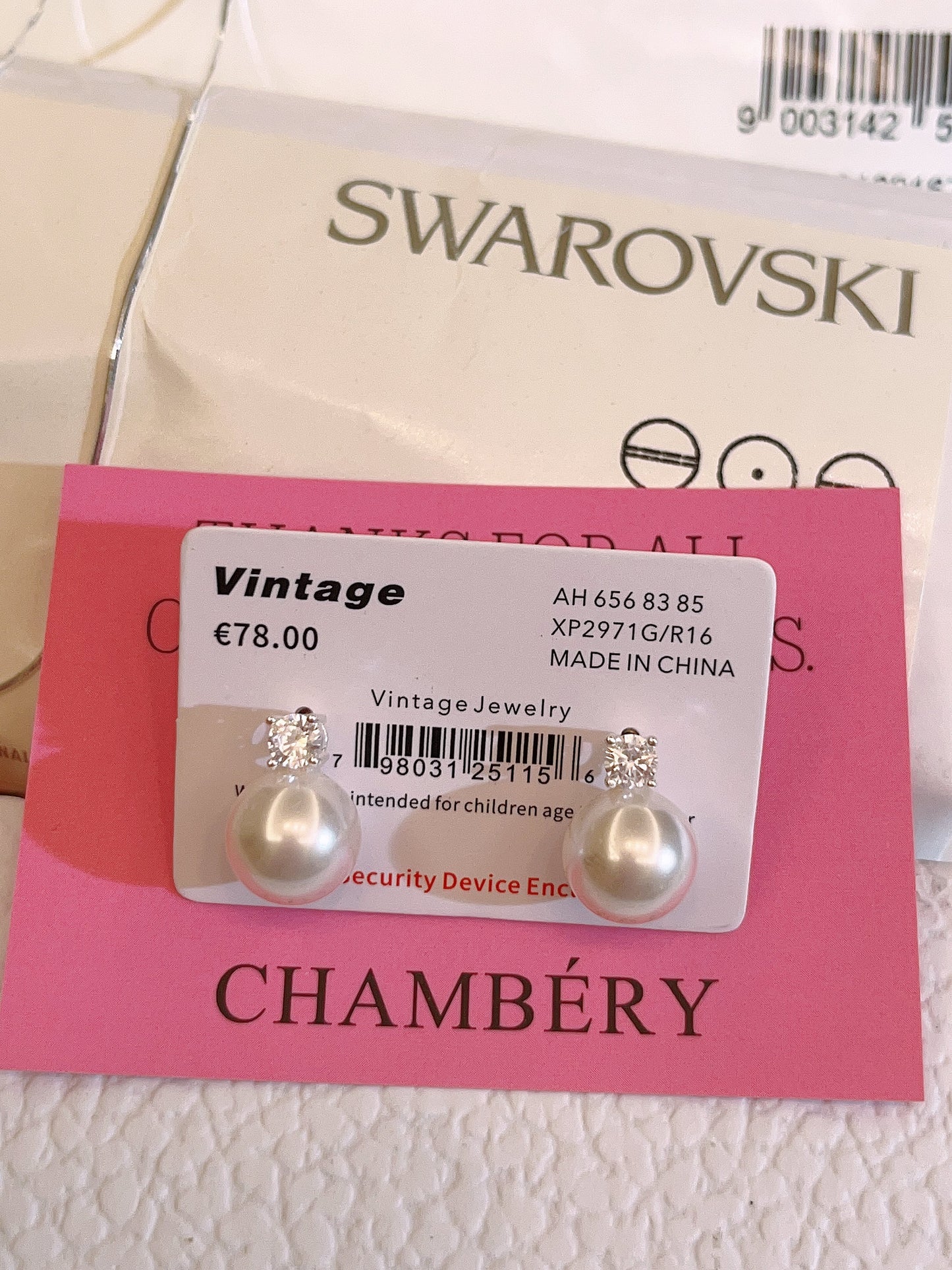 Diana Pearl Ear Stud