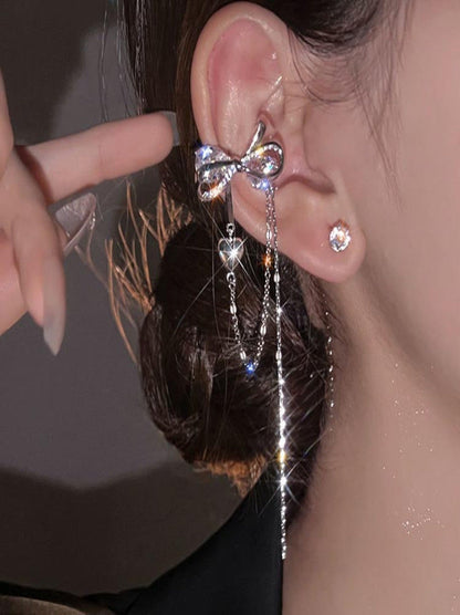 Butterfly ear cuff
